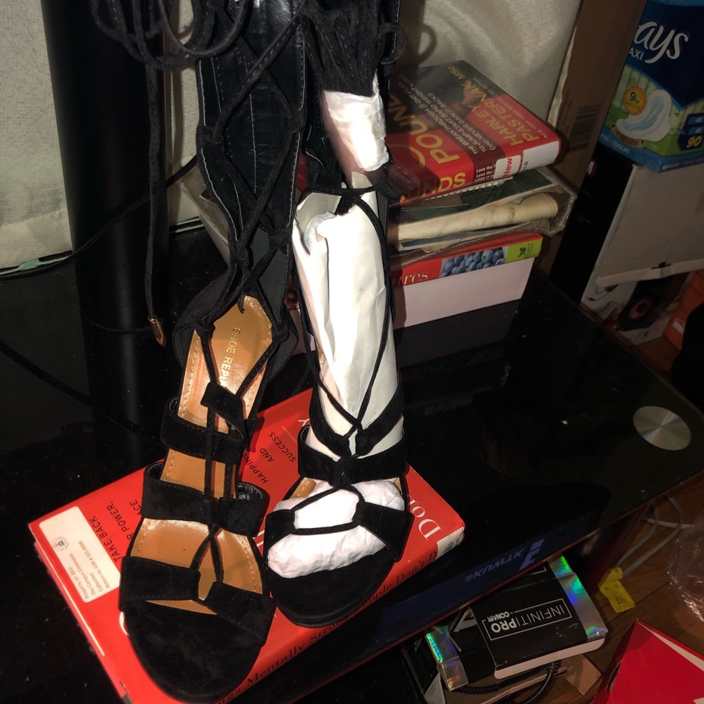 Lace up heels